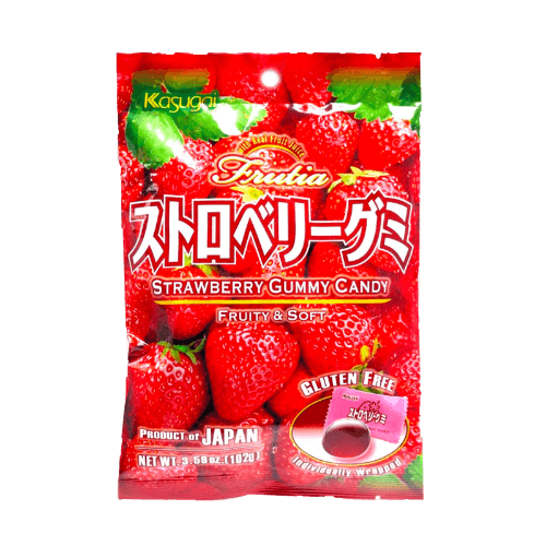 Kasugai Strawberry Gummy Candy