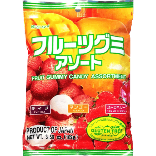 Kasugai Fruit Gummy Candy Assortment