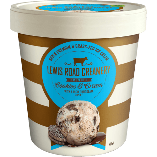 Lewis Road Creamery Crushed Cookies & Cream Ice Cream