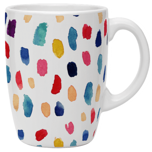 Kates Coloured Geometric Mug