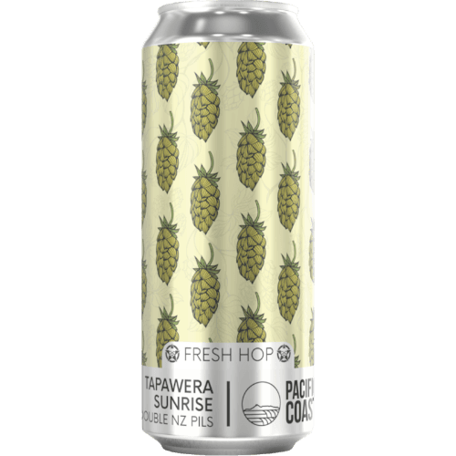 Pacific Coast Brewery Tapawera Sunrise Fresh Hop Double NZ Pilsner 440 mL