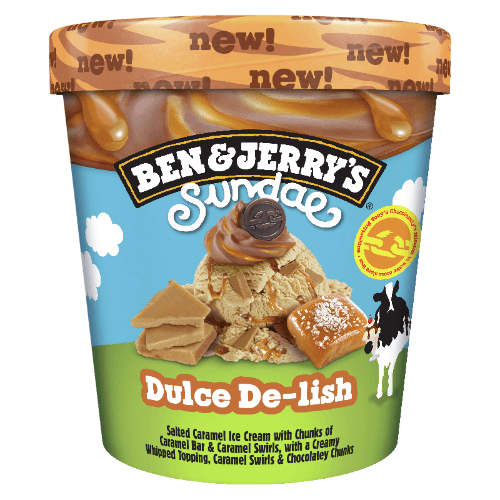 Ben & Jerry's Dulce De-lish Sundae Ice Cream