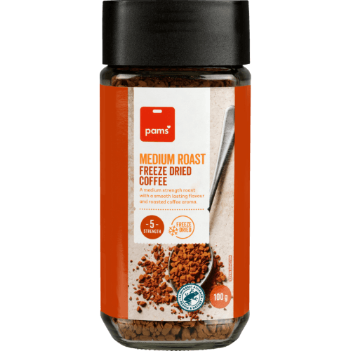 Pams Medium Roast Freeze Dried Coffee