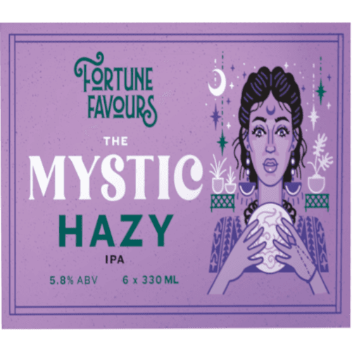 Fortune Favours The Mystic Hazy IPA 6 × 330 mL