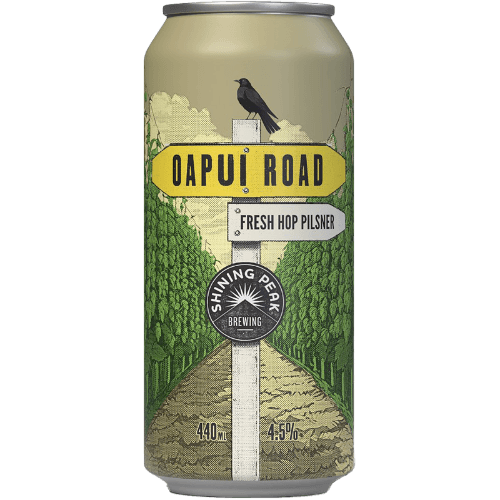 Shining Peak Brewing Oapui Road Fresh Hop Pilsner