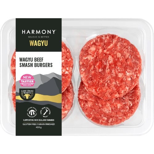 Harmony Wagyu Beef Smash Burgers