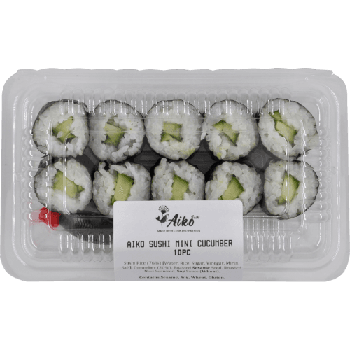Aiko Mini Cucumber Sushi 10 pack