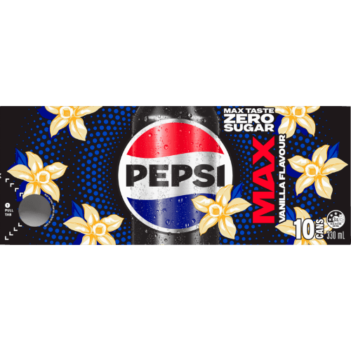 Pepsi Max Zero Sugar Vanilla Flavour Soft Drink