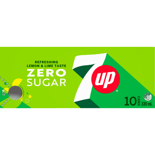 7UP Zero Sugar Soft Drink Cans