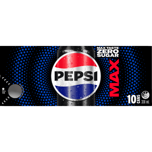 Pepsi Max Zero Sugar Soft Drink Cans