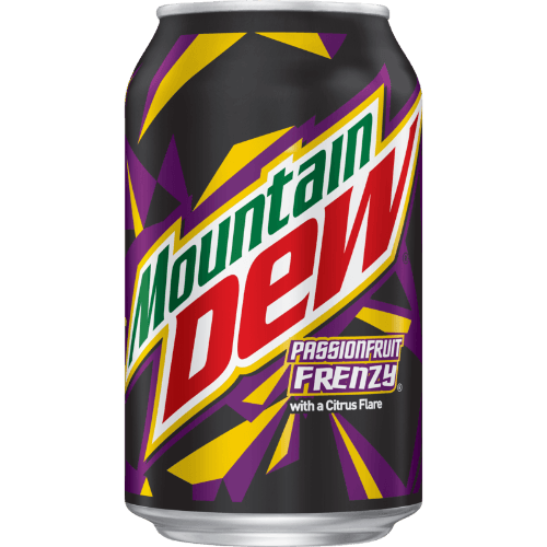 Mountain Dew Passionfruit Frenzy Soft Drink 330 mL