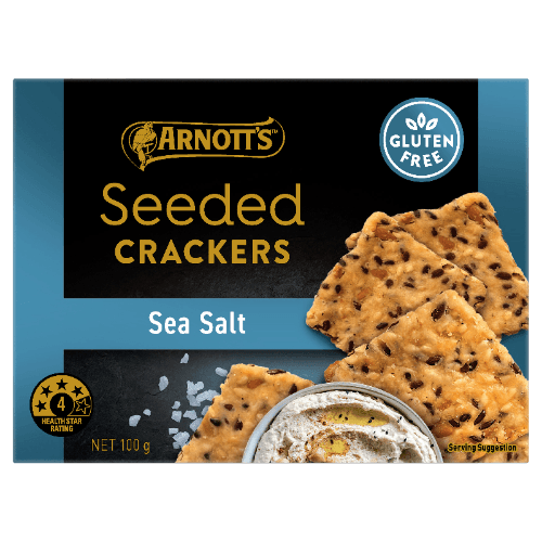 Arnott's Sea Salt Seeded Crackers
