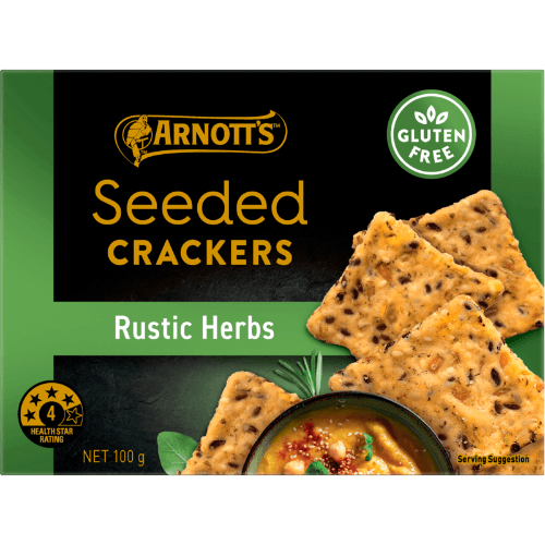 Arnott's Rustic Herbs Seeded Crackers