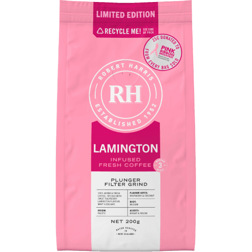 Robert Harris Lamington Plunger Filter Grind Infused Fresh Coffee 200 g