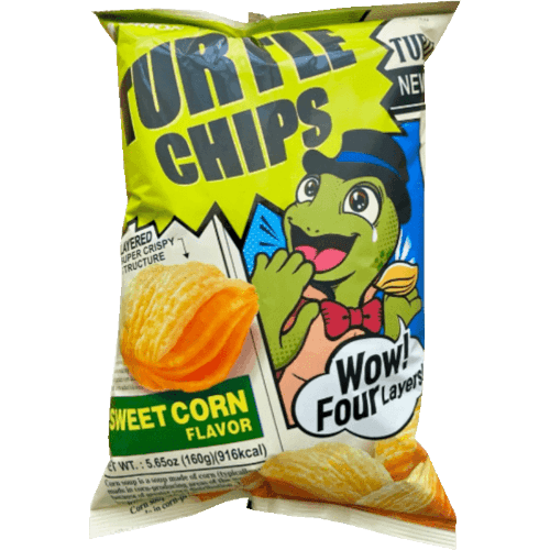 Orion Sweet Corn Flavour Turtle Chips