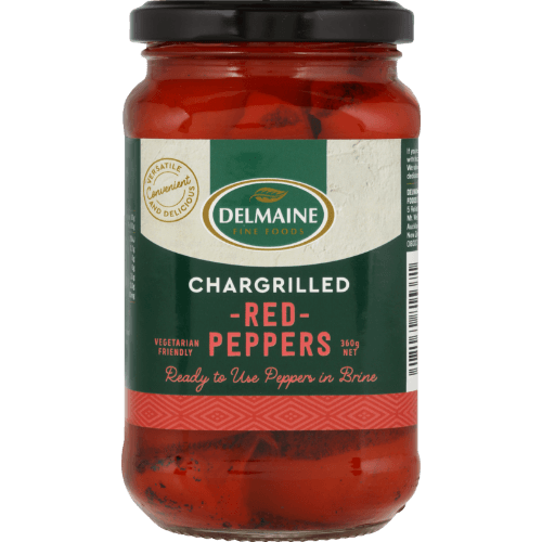 Delmaine Chargrilled Red Peppers