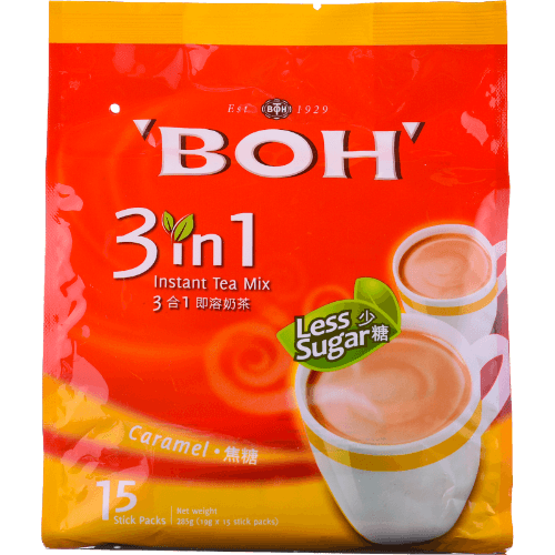 Boh 3in 1 Caramel Instant Tea Mix 15 pack