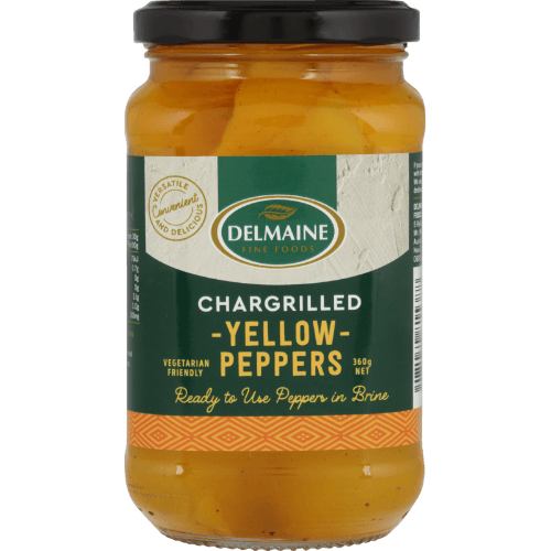Delmaine Chargrilled Yellow Peppers