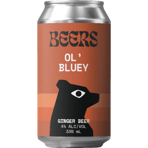 BEERS Ol' Bluey Ginger Beer 4% 6 × 330 mL