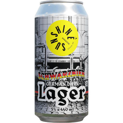 Sunshine Brewery Schwarzbier German Dark Lager 440 mL