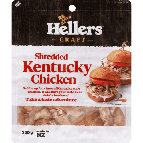 Hellers Craft Shredded Kentucky Chicken