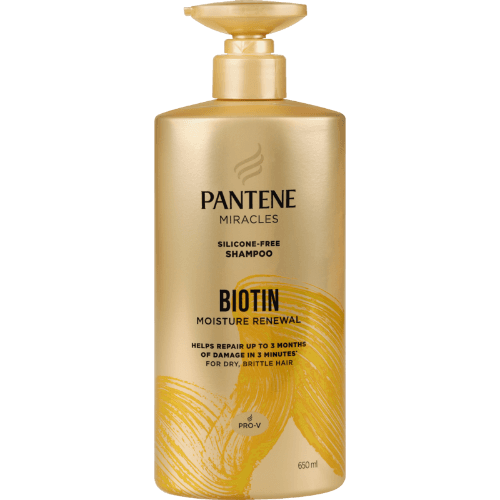 Pantene Pro-V Miracle Biotin Moisture Renewal Silicone-free Shampoo
