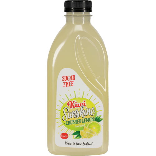 Kiwi Sunshine Crushed Lemon Sugar Free Fruit Drink 1 L