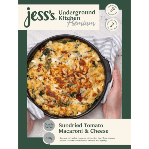 Jess's Underground Kitchen Premium Sundried Tomato Macaroni Cheese