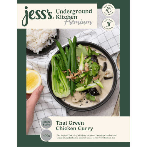 Jess's Underground Kitchen Premium Thai Green Chicken Curry