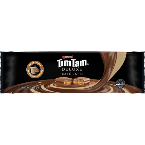 Arnott's Tim Tam Deluxe Cafe Latte Chocolate Biscuits