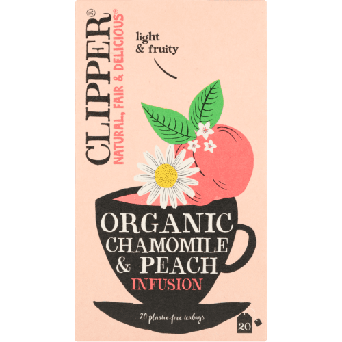 Clipper Organic Chamomile & Peach Infusion 20 pack