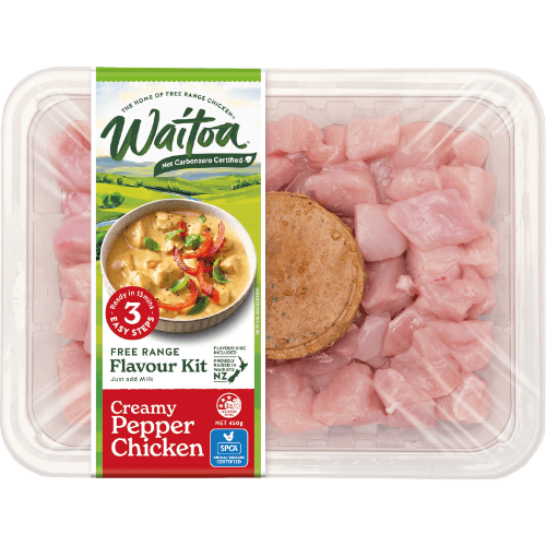 Waitoa Creamy Pepper Chicken 450 g