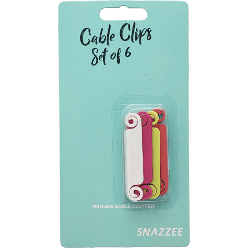 Snazzee Cable Clips 6 Set