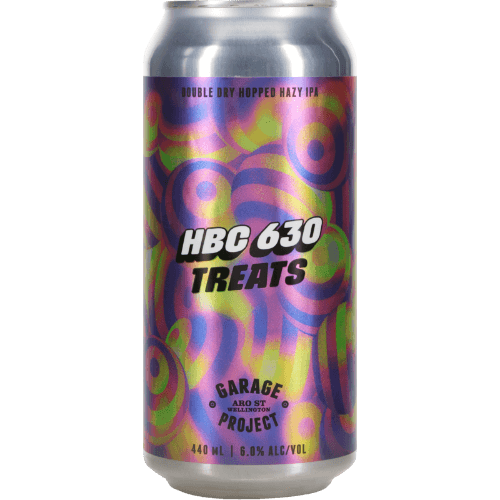 Garage Project HBC 630 Treats Double Dry Hopped Hazy IPA 440 mL