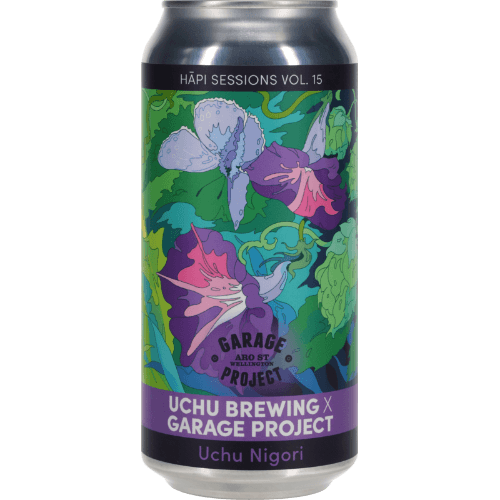 Garage Project X Uchi Brewing Ucha Nigori Hapi Sessions Vol 15 440 mL
