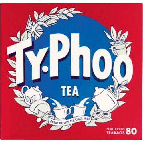Typhoo Foil Fresh Tea Bags 80 pack