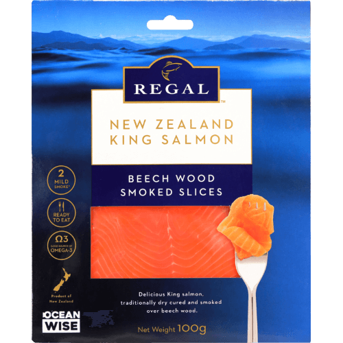 Regal Beech Wood Smoked Salmon Slices 100 g