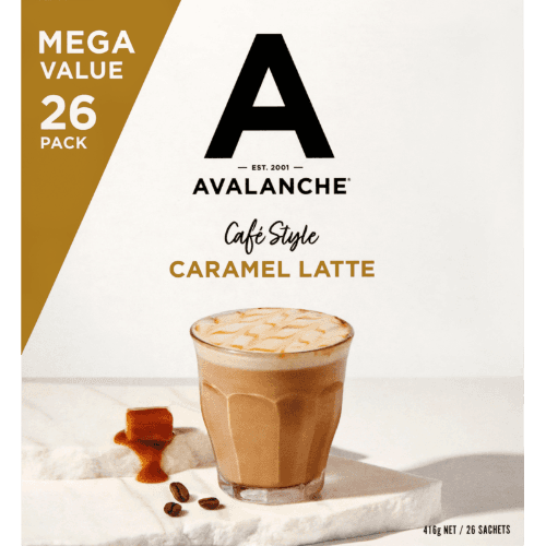 Avalanche Cafe Style Caramel Latte Coffee Sachets