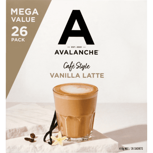 Avalanche Cafe Style Vanilla Latte Coffee Sachets