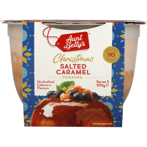Aunt Betty's Christmas Salted Caramel Pudding 500 g