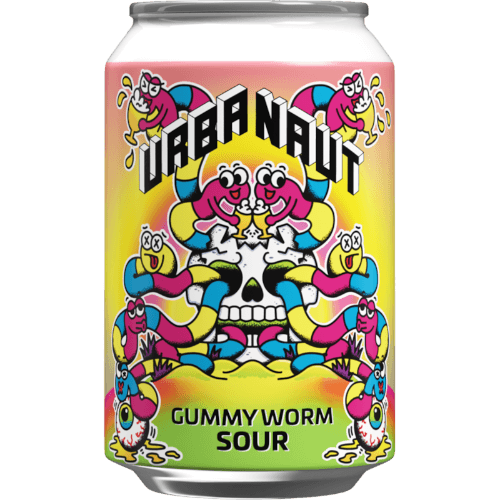 Urbanaut Gummi Worm Sour 330 mL