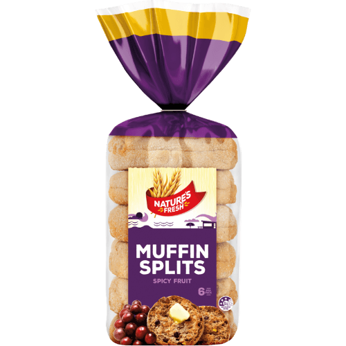 Nature's Fresh Spicy Fruit Muffin Splits