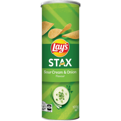 Lay's Stax Sour Cream & Onion Potato Chips