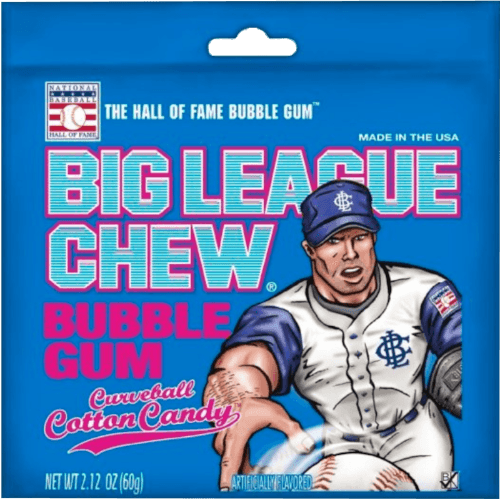Big League Chew Curveball Cotton Candy Bubble Gum