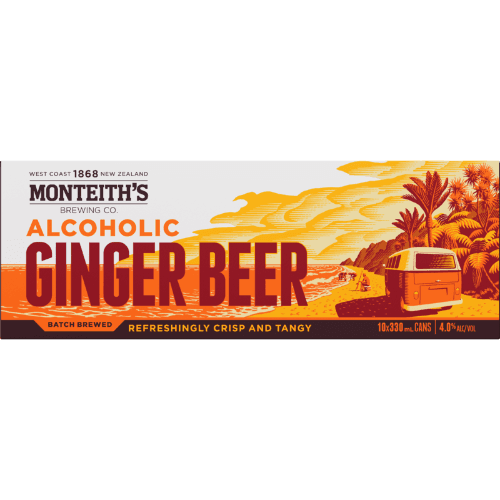Monteith's Alcoholic Ginger Cans