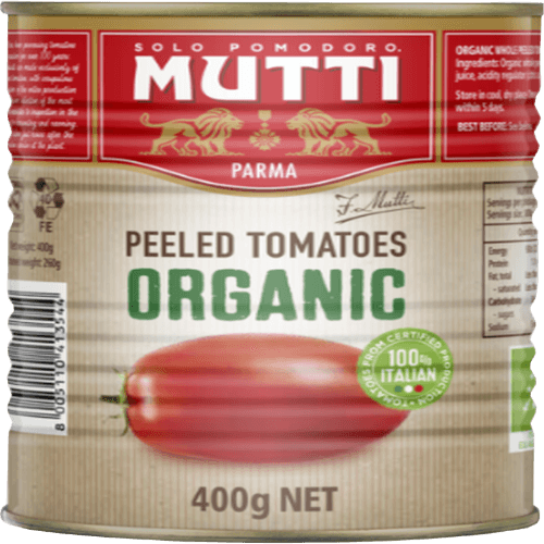 Mutti Organic Whole Peeled Tomatoes