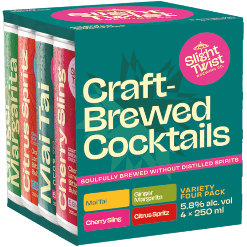 Slight Twist Cocktail Part Mixed 4 Craft Brewed Cocktail