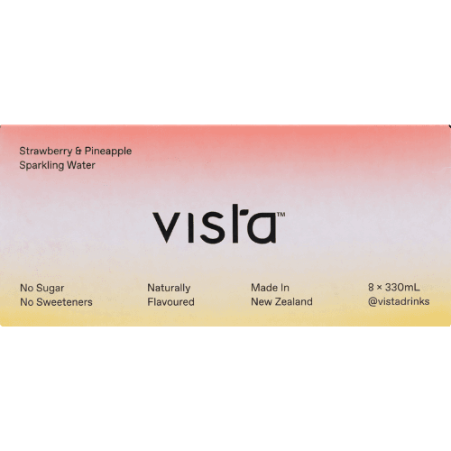 Vista Strawberry & Pineapple Sparkling Water
