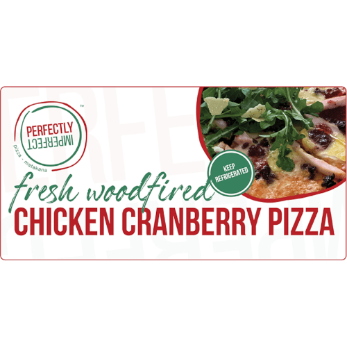 Perfectly Imperfect Chicken Fresh Woodfired Pizza
