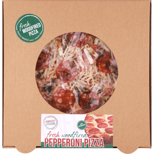 Perfectly Imperfect Fresh Woodfired Pepperoni Pizza